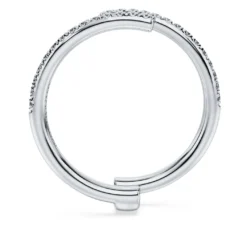 Anello a fascia aperta Eternity
