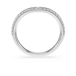 Anello a fascia a V Eternity