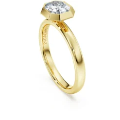 Anello con castone Octagon