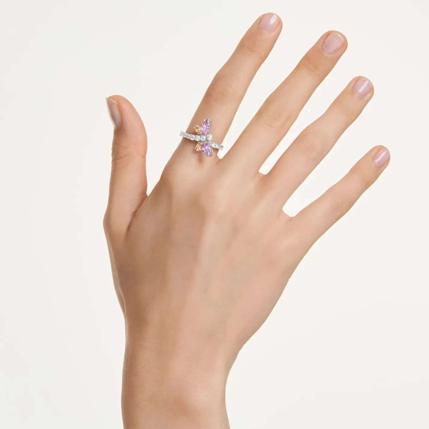 Anello con motivo Ariana Grande x Swarovski