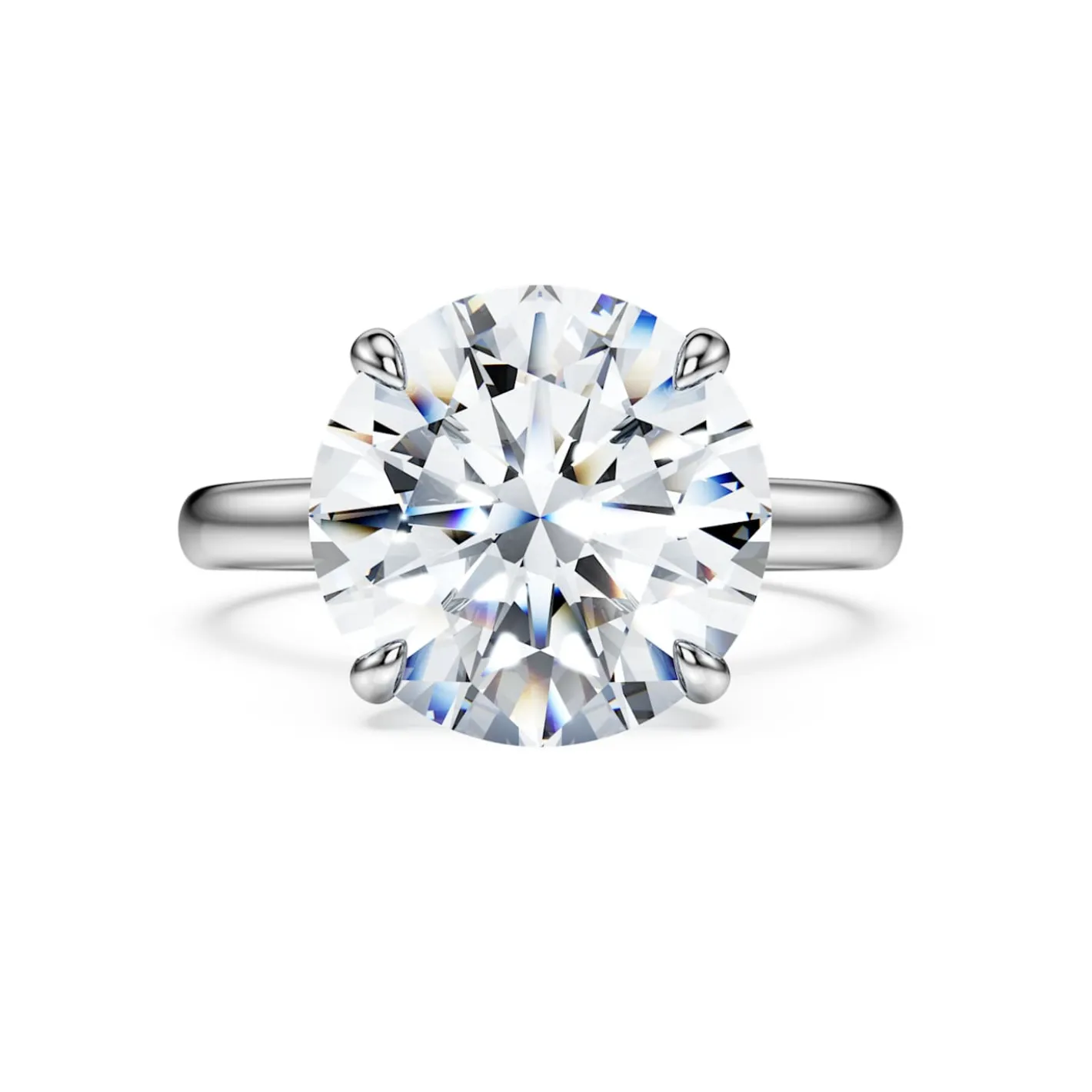 Anello solitario Eternity