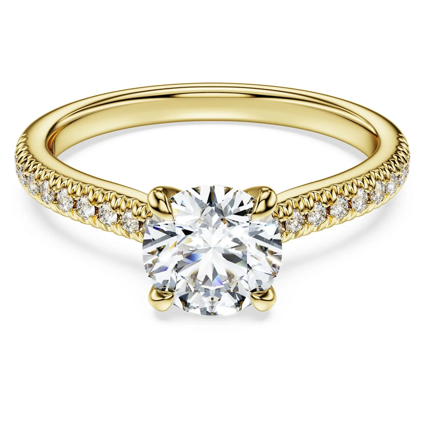 Anello solitario Eternity