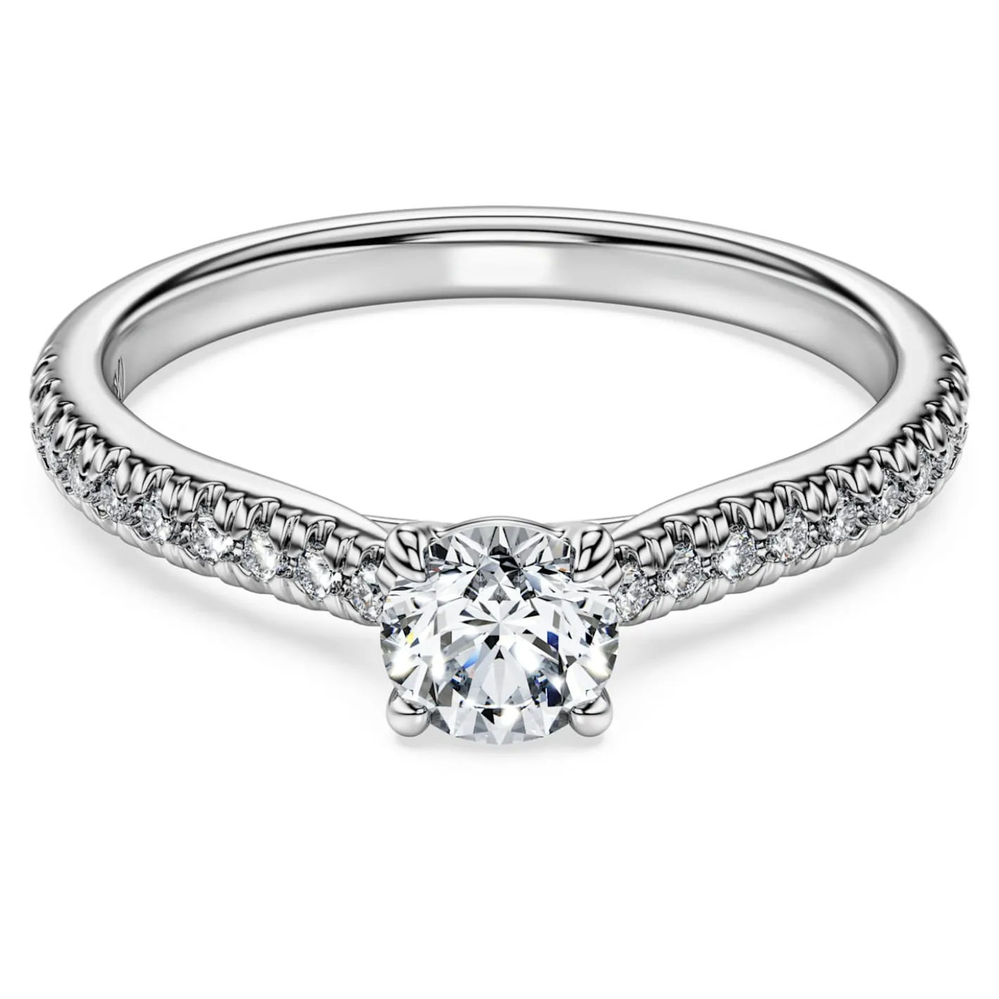 Anello solitario Eternity