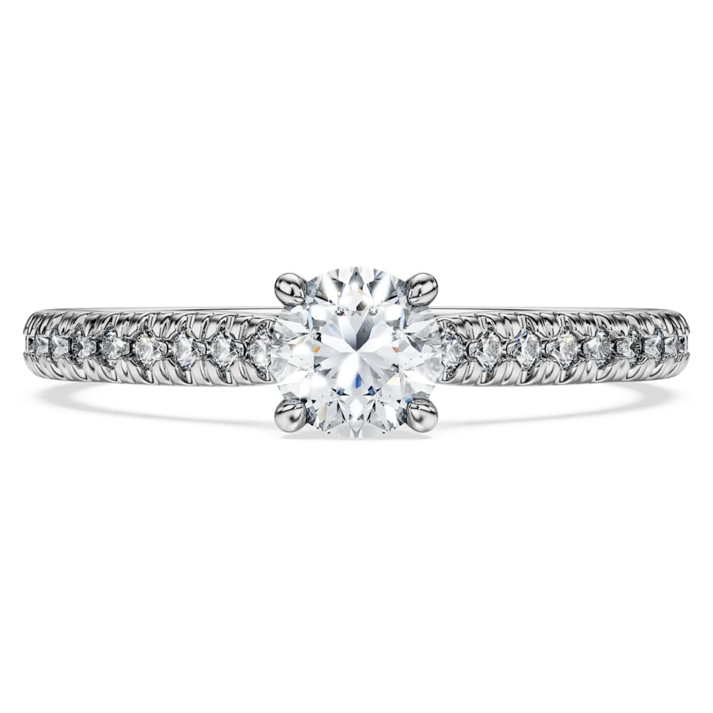 Anello solitario Eternity