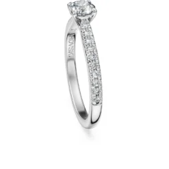 Anello solitario Eternity