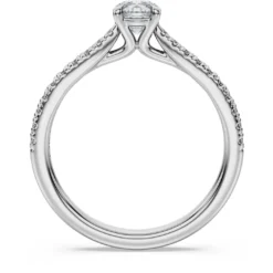 Anello solitario Eternity