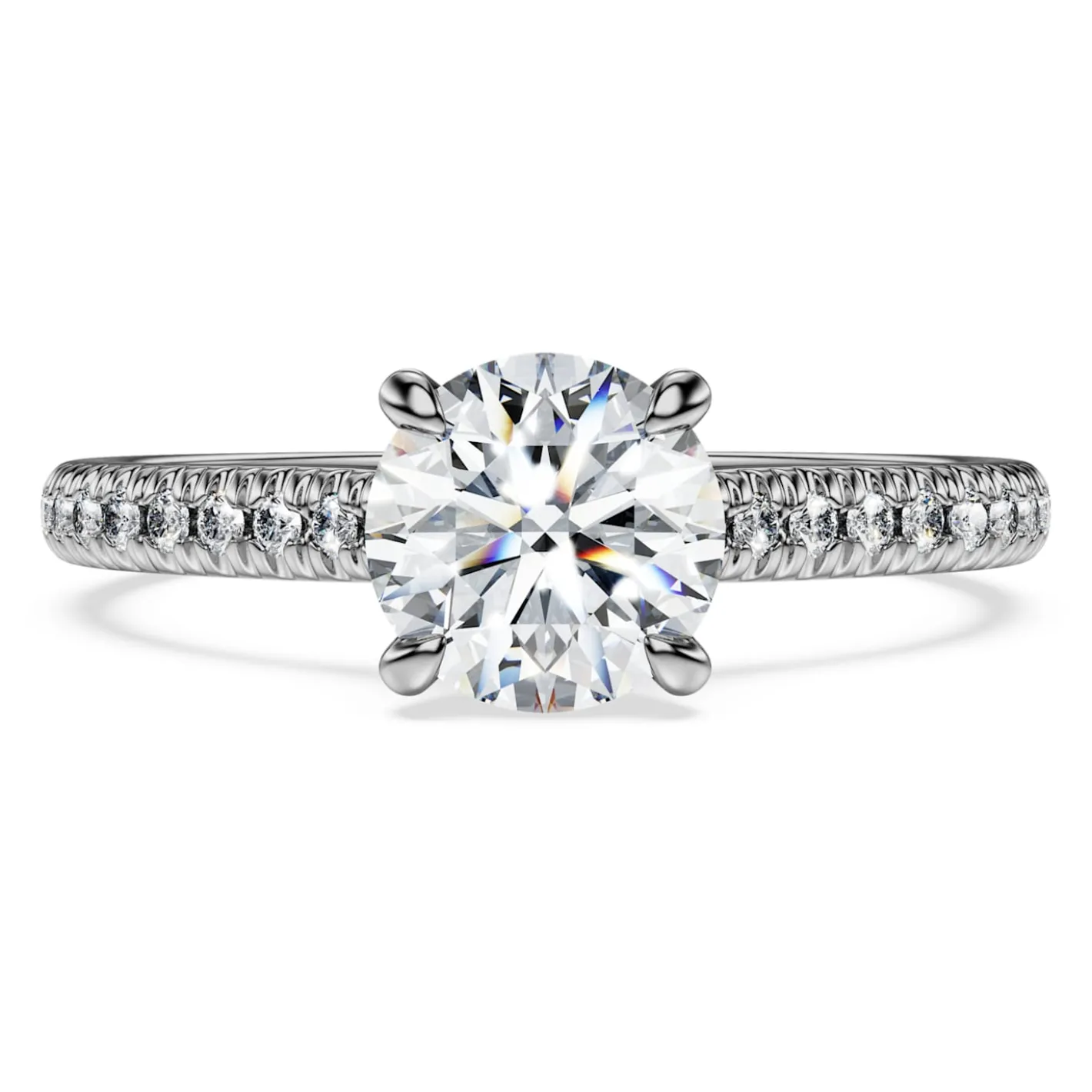 Anello solitario Eternity