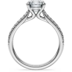 Anello solitario Eternity