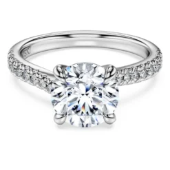 Anello solitario Eternity