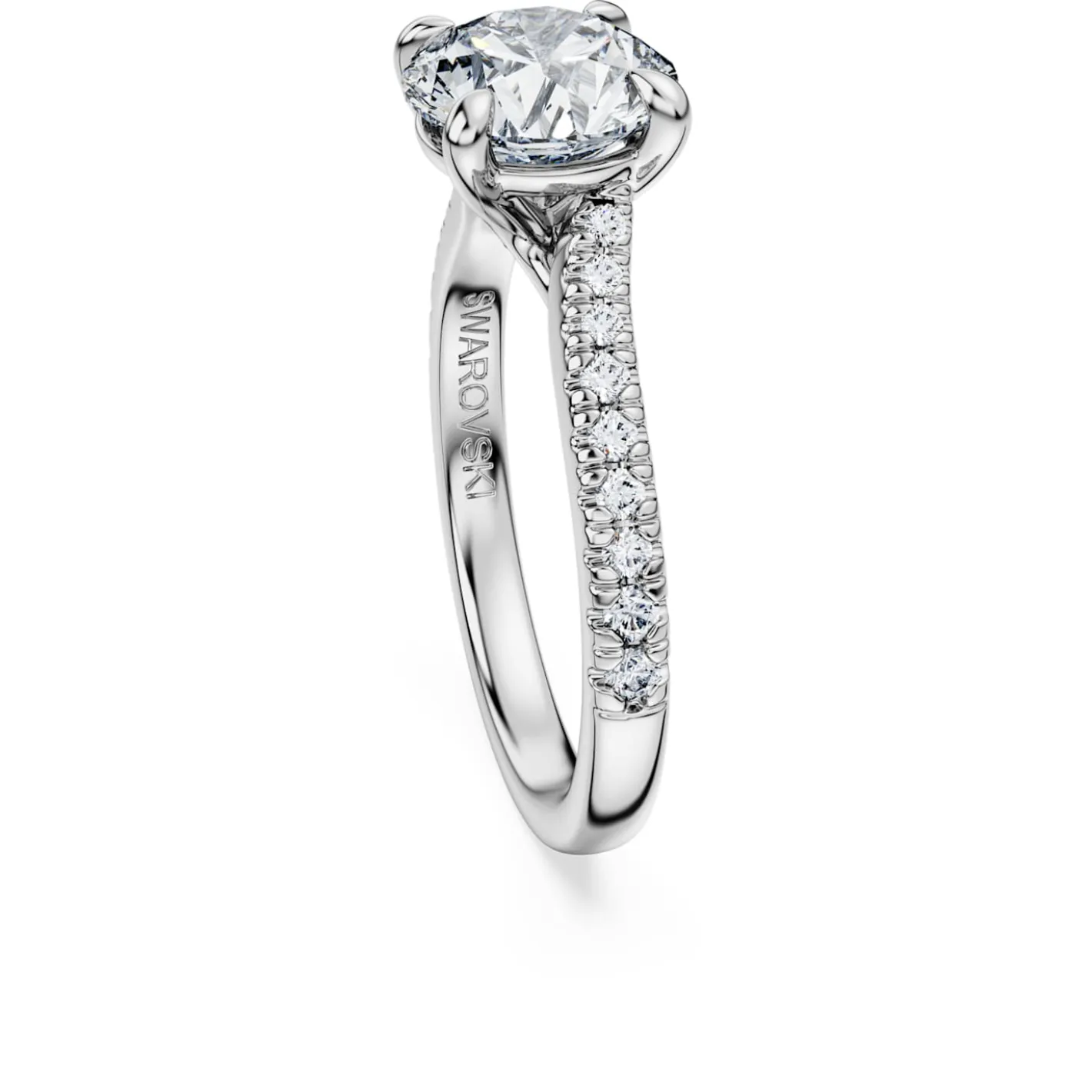Anello solitario Eternity