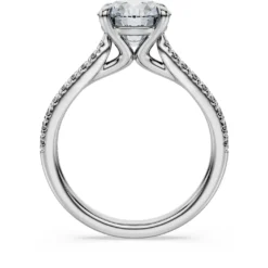 Anello solitario Eternity