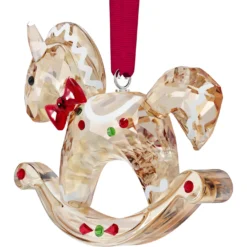 Holiday Cheers Decorazione Cavallo a Dondolo di Pan di Zenzero