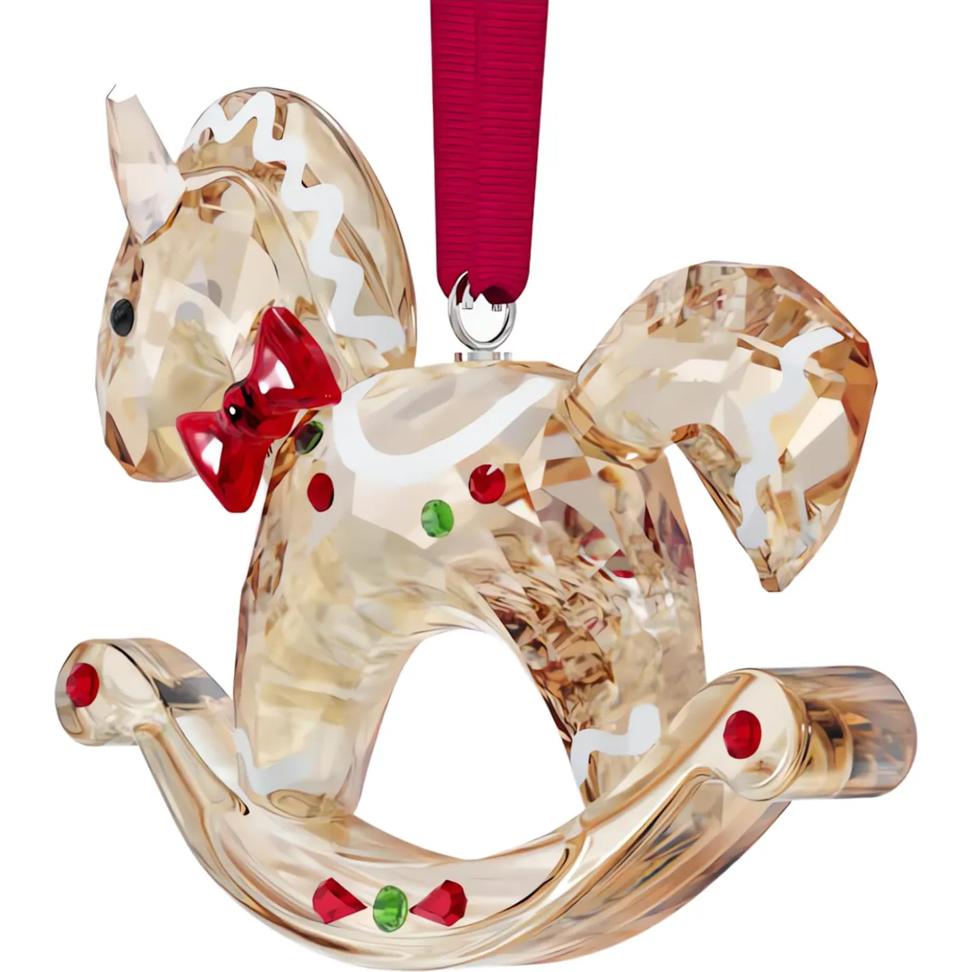 Holiday Cheers Decorazione Cavallo a Dondolo di Pan di Zenzero