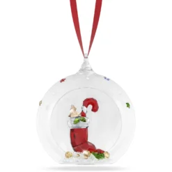 Holiday Cheers Decorazione Pallina con Calza e Dolciumi