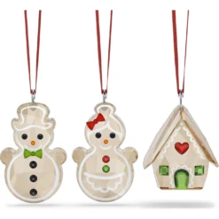 Holiday Cheers Set Decorazioni Pan di Zenzero