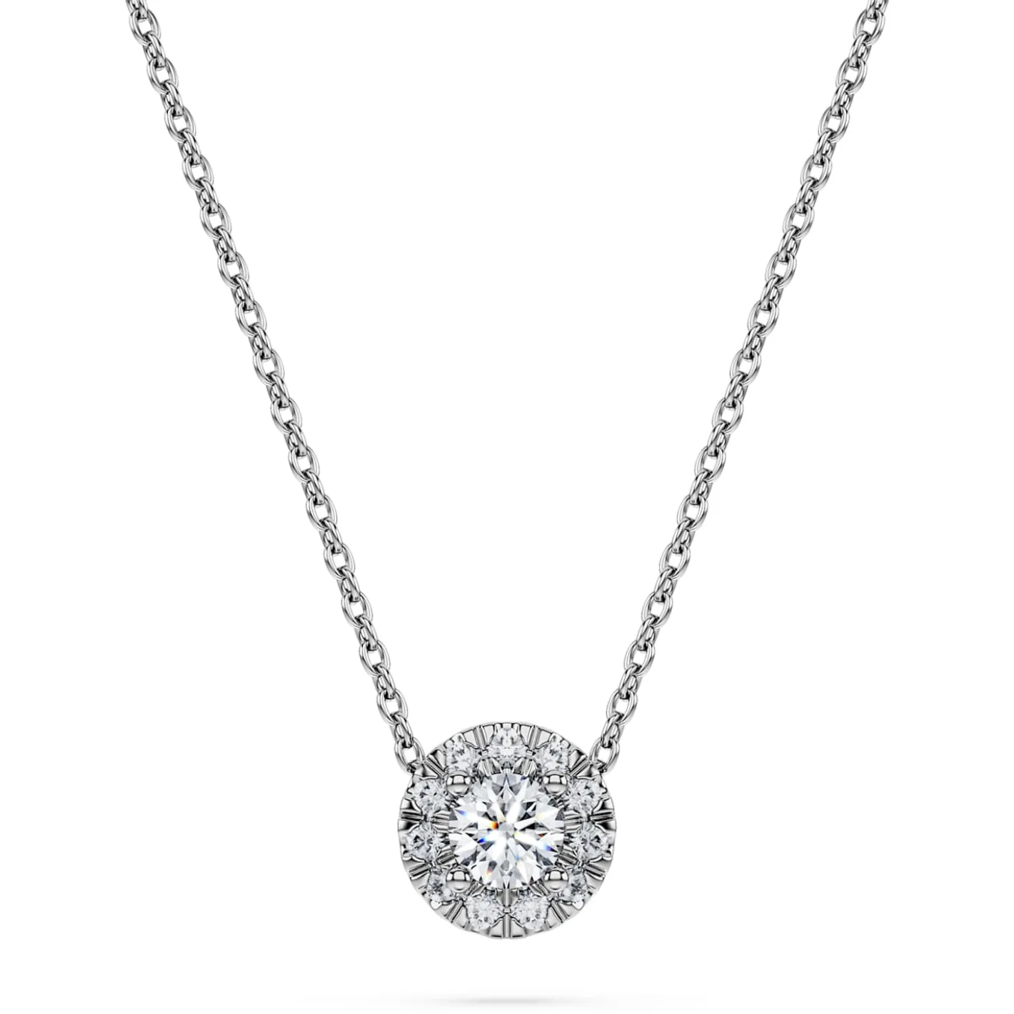 Pendente solitario halo Eternity