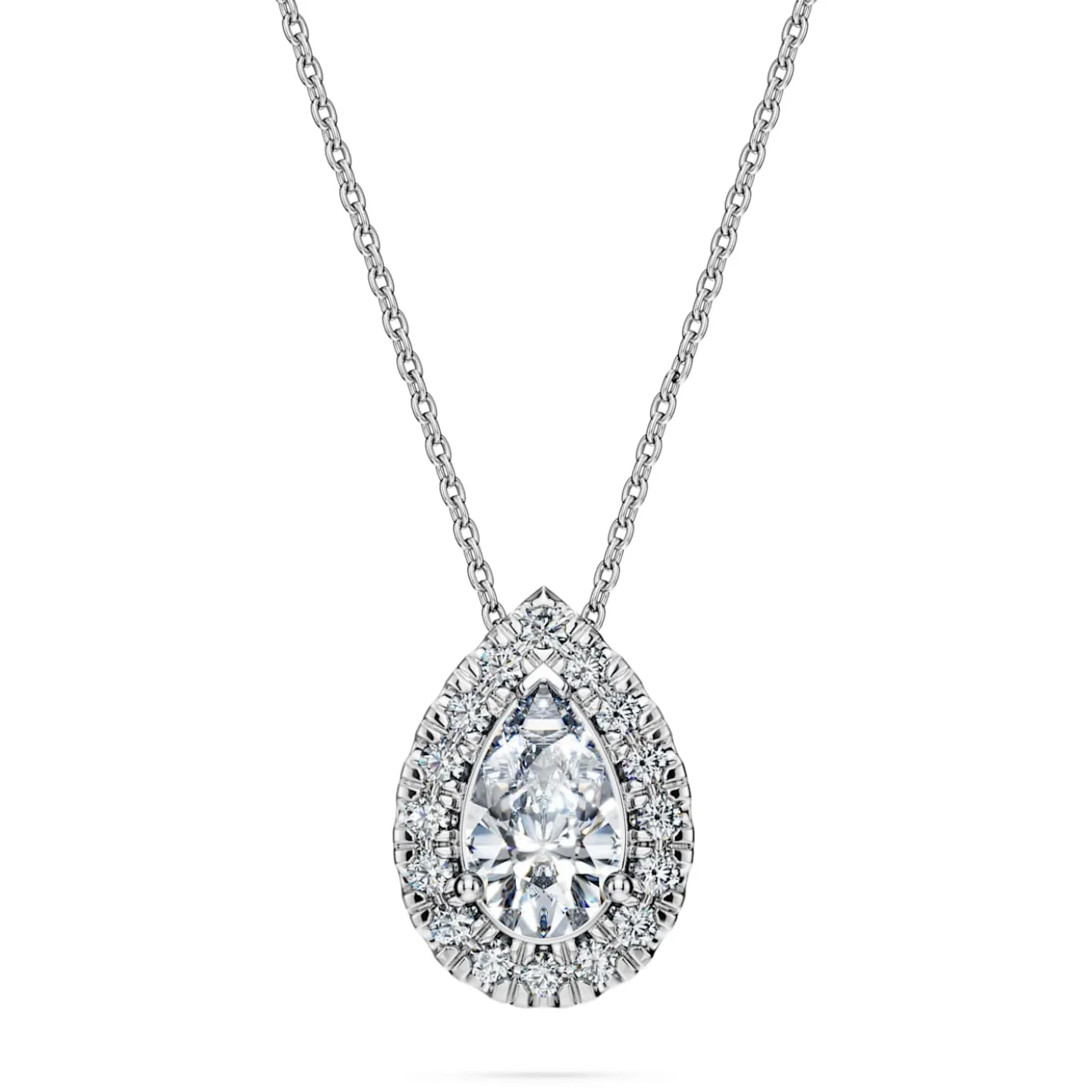 Pendente solitario halo Eternity
