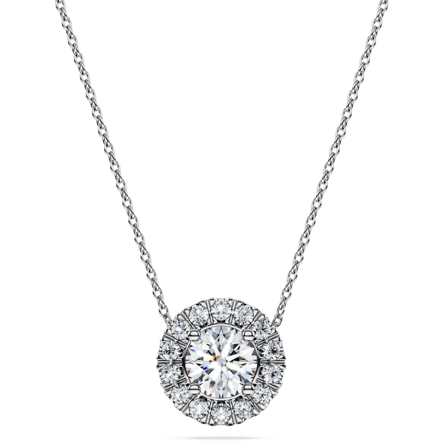 Pendente solitario halo Eternity