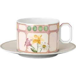 Tazza combi con piattino Idyllia